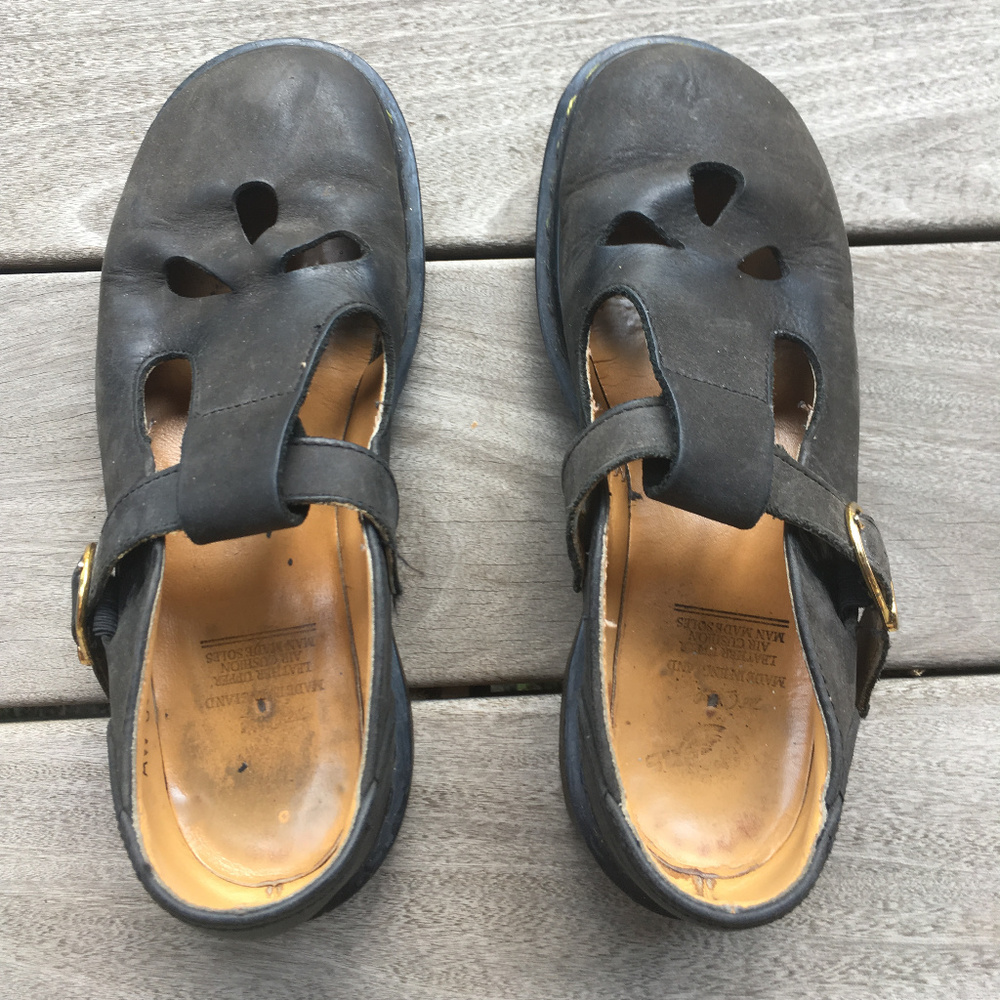 Dr Martens Vintage Tear Drop T-Bar Mary Janes US 6